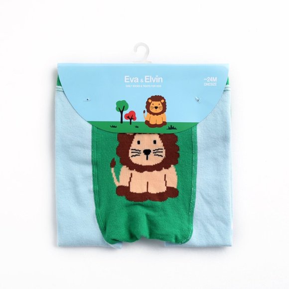 Eva & Elvin daily socks & tights for kids. Lion. 6-24M One size - Picture 4 of 5
